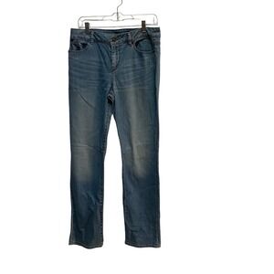 Talbots Heritage Straight Leg Jeans Women's Size 10 Light Wash‎ Denim